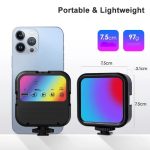 Rechargeable LED Video Light RGB Camera Light