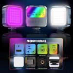 Rechargeable LED Video Light RGB Camera Light