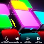 Rechargeable LED Video Light RGB Camera Light