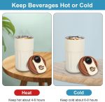 Vacuum Insulated Coffee Mug with Temperature Display